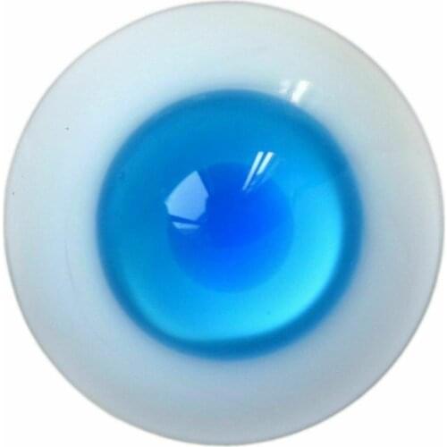 [wamami] 6mm 8mm 10mm 12mm 14mm 16mm 18mm 20mm 22mm 24mm Blue Glass Eyes Eyeball BJD Doll Dollfie Reborn Making Crafts