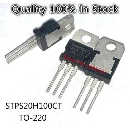 10pcs/lot STPS20H100CT 20H100 TO-220 Schottky diode