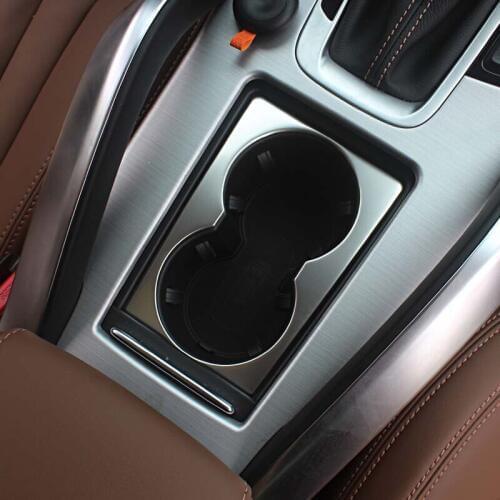 For Proton X70 2018 2019 Stainless Steel Accessories Car Front Water Cup Frame Panel Cover Trim Styling