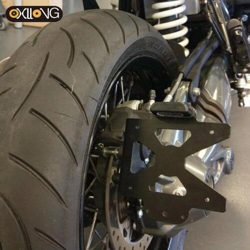 For BMW R Nine T R9T 1200 SCRAMBLER 2015 2016 2017 2018 2019 Motorcycle License Plate Holder Eliminator Registration Bracket