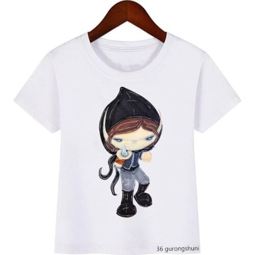 T-shirt Boy Sunshine with Eyes Little Boy Print T Shirt Boy Cute Clothes Summer Fashion Casual Fun T Shirts Kids Street Clothing