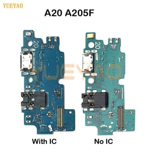USB Charging Port Connector Board Dock Flex Cable For Samsung Galaxy A20 A205 A205F Charging Flex