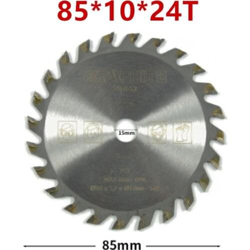 Hot Sale 85*10*24T High Speed Steel Saw Blade Carbide Small Circular Saw Blade Metal Plastic Cutting Blade 85*10*24T