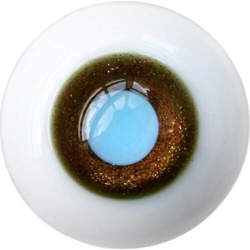 [wamami] 16mm Brown Glass Eyes Eyeball BJD Doll Dollfie Reborn Making Crafts