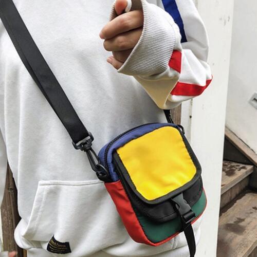 Mini Shoulder Bags Nylon Casual Street Soft Phone Mini Purse Zipper Purses And Handbags New Crossbody Messenger Bags