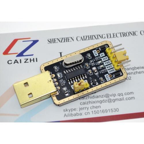 CH340 module instead of PL2303 , CH340G RS232 to TTL module upgrade USB to serial port in nine Brush small plates