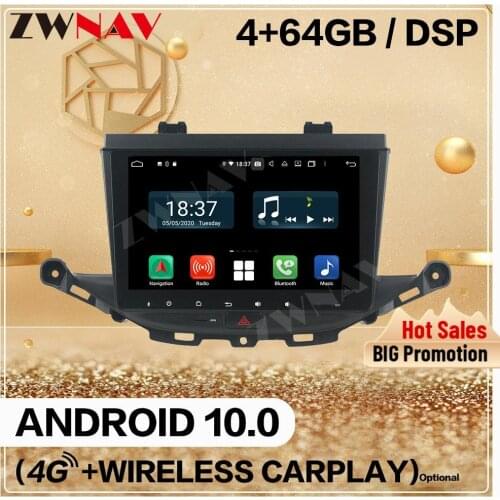4+128GB Carplay 2 Din For Opel MOKKA 2017 2018 2019 Android 10 Screen Multimedia Audio Radio GPS Navi Wifi Head Unit Auto Stereo