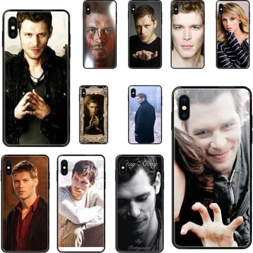 Nova The Vampire Diaries Joseph Morgan Black Soft TPU Cell Cover Case For iPhone 11 12 Pro 5 5S SE 5C 6 6S 7 8 X 10 XR XS Plus