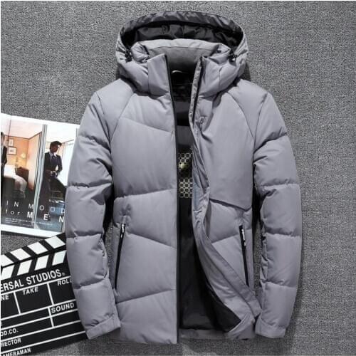 2020 New Fashion Winter Hooded Down Cotton Jackets Men Warm High Quality Male Casual Winter Outerwer