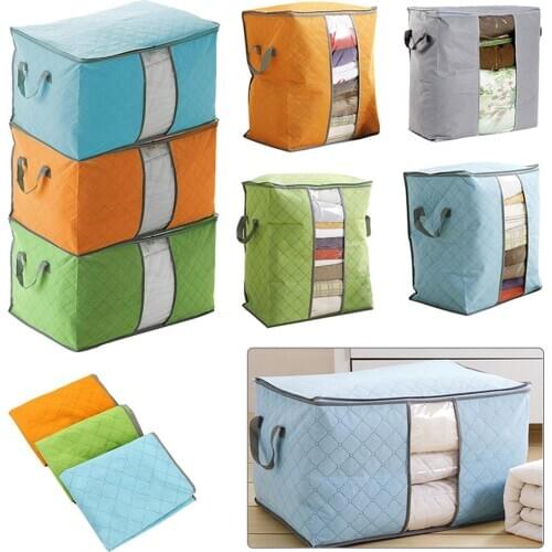 New Clothes Quilt Storage Bag Blanket Closet Sweater Organizer Box Sorting Pouches Cloth Cabinet Container Travel Home Dropship