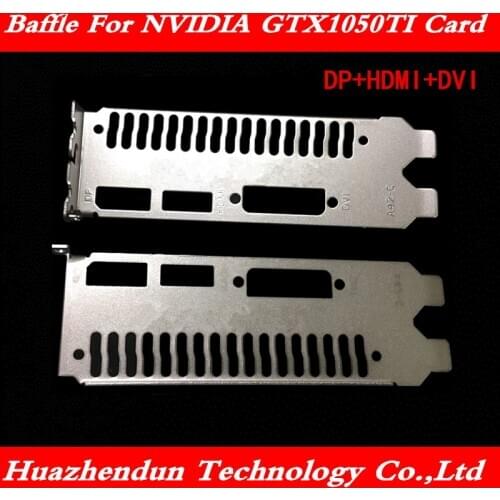 Dual Slot Baffle for NVIDIA GTX1050Ti GTX 1050Ti 4G 128bit GDDR5 Graphics Card DP HD-MI DVI interface 1pcs Free Shipping