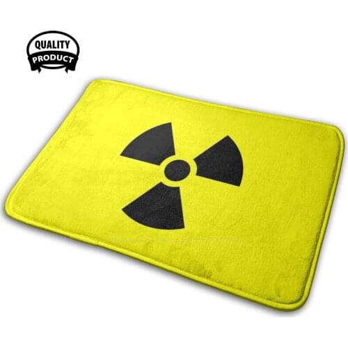 Radioactive 3D Soft Non-Slip Mat Rug Carpet Cushion Mixedesigns 19 Health Fashion Motives Funny Claims Radioactive Radiation