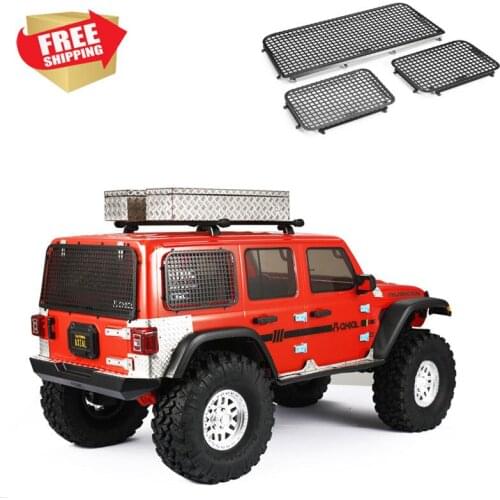 RC radio control car AXIAL SCX10 III 3D metal window protective net option upgrade parts