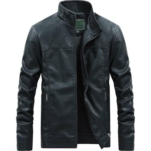 RANMO Men's Faux Leather Jackets