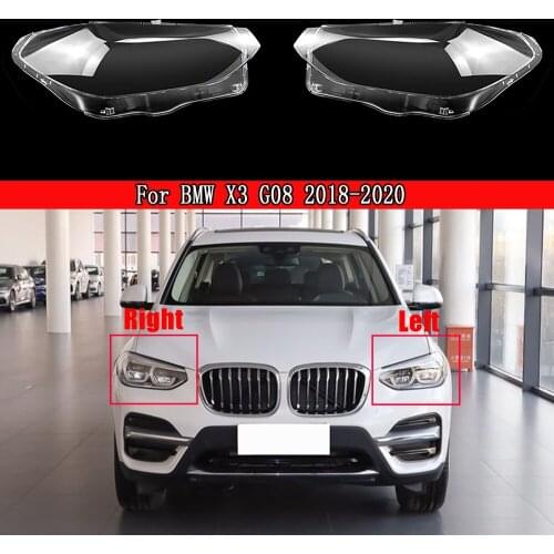 Car Front Headlight Repair For BMW X3 G08 2018 2019 2020 Headlamp Lens Cover Lampshade Glass Lampcover Caps Shell Lamp Case