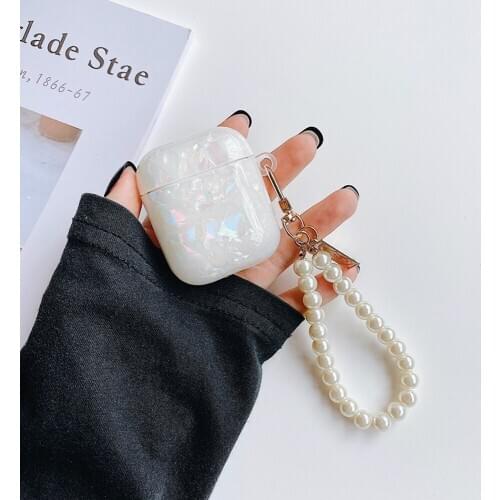 Luxury Cute Pearl Shell Case for Apple Airpods 1 2 3 Case for AirPods Pro Case TWS Bluetooth Earphone Accessories Headphone Box