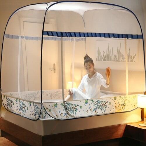 Portable Automatic Pop Up Mosquito Net Installation-free Foldable Student Bunk Breathable Netting Tent Mosquito Net Home Decor
