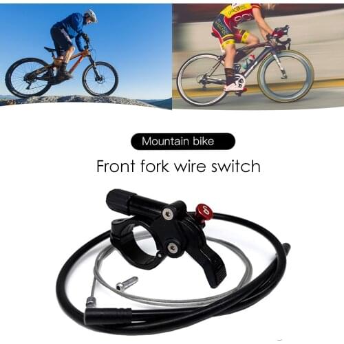 SPORADIC MTB Bicycle Fork Lockout Wire Control Lever Rockshox Suntour Mountain Bike Fork Controller Lock Button Fox Change 22.2
