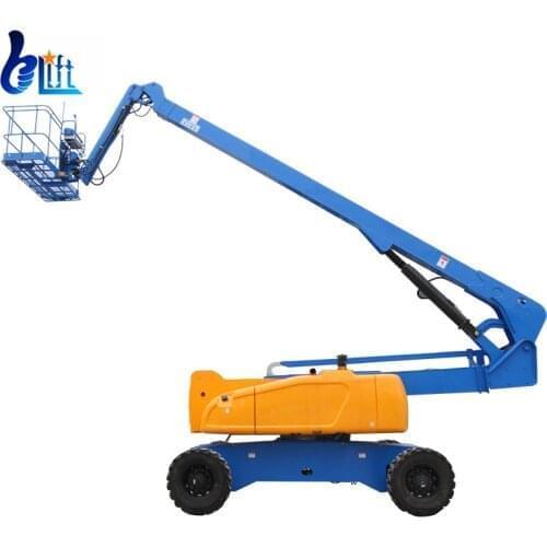 10m Load 200kg Cherry Picker Diesel Power Towable Articulated Self Propelled Boom Hydraulic Lift
