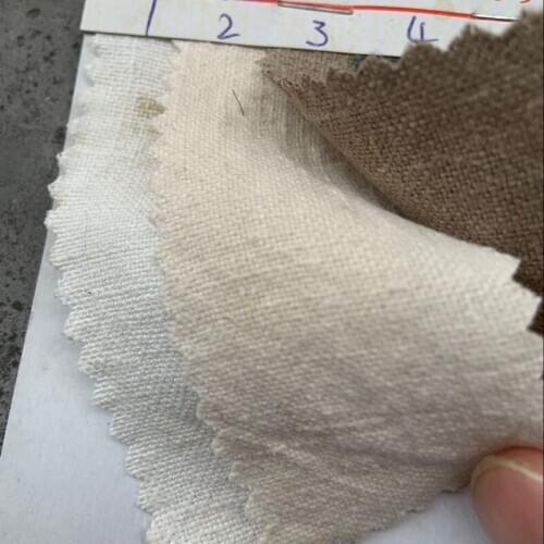 Crape Pure Flax Sewing Fabric Materials