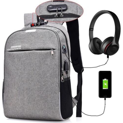 Waterproof USB Charging Brand Design Backpack Male Business Travel Bag Leisure Anti theft Men Laptop Backpacks bags sac Mochila