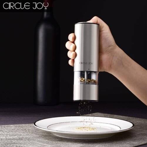 Xiaomi Circle Joy Grinder Electric Automatic Mill Pepper Salt LED 5 Modes Peper Spice Grain Porcelain Grinding Core Mill Kitc