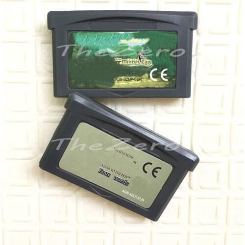 Ze The MinishCap FourSwords ENG/FRA/DEU/ESP/ITA language for 32 Bit Handheld Player Video Game Cartridge Console Card