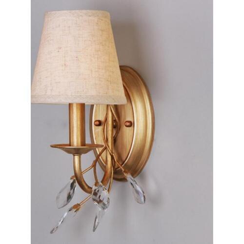 Mirror lamp bedroom bedside lamp living room background led crystal wall lamp dining room lamp porch balcony study wall lighting