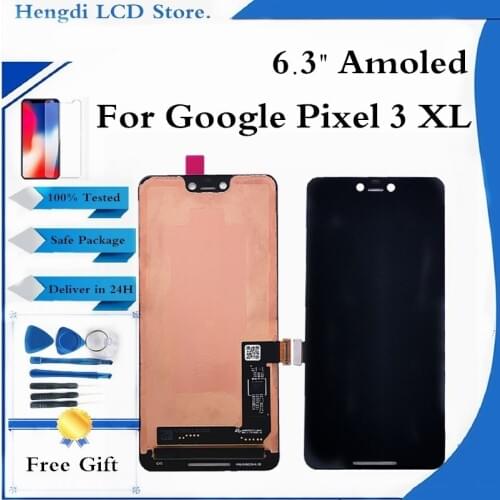 Amoled For Google Pixel 3XL LCD Display Touch Screen Digitizer Assembly Replacement For Google Pixel 3XL 3XL Display Screen