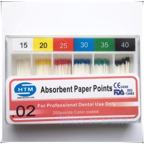 1000pcs Dental Absorbent Paper Points Root Cancel Endodontics Cotton Fiber Tips Dentist Product
