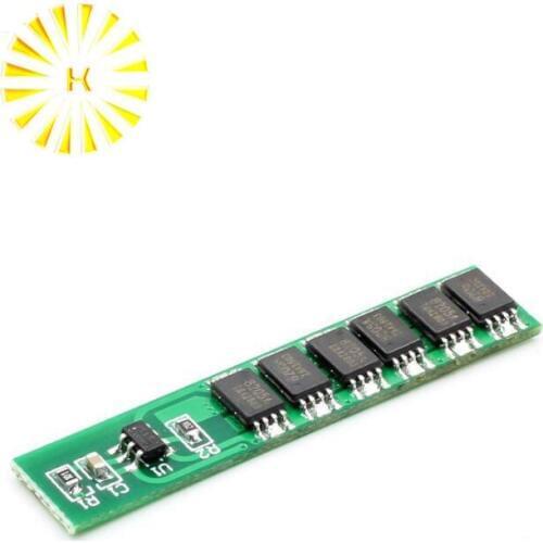 1S 18650 3.7V lithium battery protection board 6MOS anti-overcharge Connector