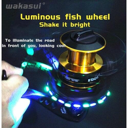 2021NewThe Luminous Fish Wheel Baitcasting Shake High Speed Max Drag UltraLight Spool Carp Casting Reel Accessories Striped Bass