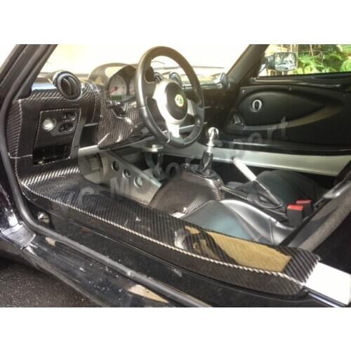 Car Accessories Dry Carbon Fiber Door Sill Kit 2pcs Fit For 2008-2011 Exige S2 Elise S2 Door Sill Car-styling