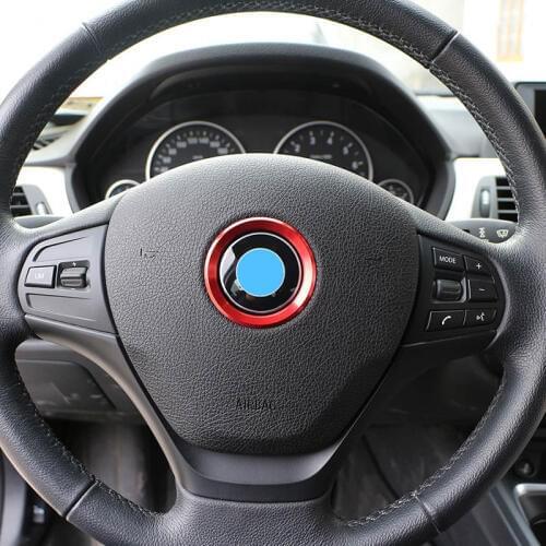 Car Styling Decoration Ring Steering Wheel Circle Sticker For BMW M3 M5 E36 E46 E60 E90 E92 X1 F48 X3 X5 X6