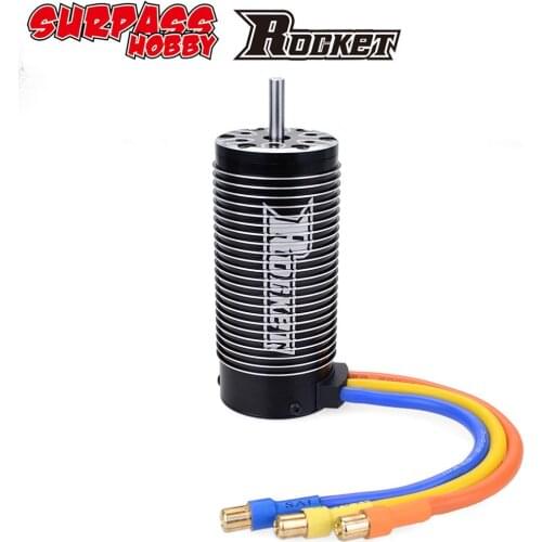 Rocket 4092 1650KV 1420KV Brushless Sensorless Motor 4 Pole Sensorless Motor for 1/8 RC Drift Racing Monster Truck Off Road Mode