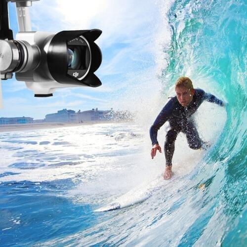 Lens Hood For DJI Phantom 3 4 Drone Cap Lens Cover Camera Cover Anti Glare Sun Shade Light Protection Shield Gimbal Accessories