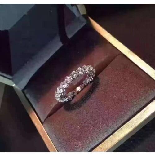 Hot Brand Pure 925 Sterling Silver Jewelry For Women 925 Silver Rings Wedding Around CZ Ring Wedding Engagement Silver Rings