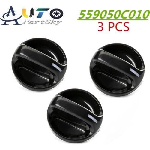 Good Quality For Toyota Heater A/C Air Condition 3 PCS Fan Control Knob 559050C010 55905-0C010 for Toyota Tundra 1999-2006