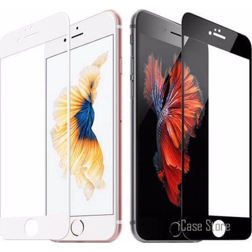 Colorful Full Cover Tempered Glass for iPhone 7 7 Plus 5S 5 SE 6 6S Plus 7Plus Full Cover Screen Protector Toughened Glass Film