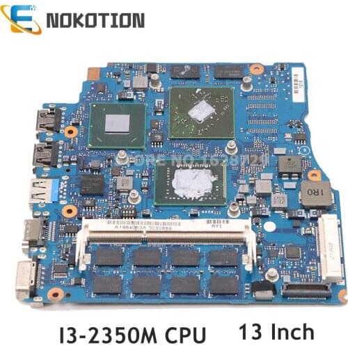 NOKOTION for SONY VAIO VPCSB VPCSB4L1E laptop motherboard HD7400M MBX-237 13.3 inch I3-2350M CPU A1864053A 1P-0117201-A012