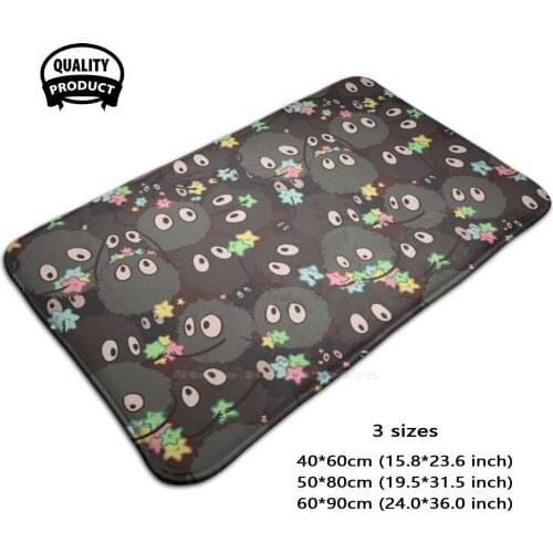 Many Susuw 3D Soft Non-Slip Mat Rug Carpet Foot Pad Studio Ghibli Hayao Miyazaki Nausicaä Laputa Totoro Susuw Catbus Kiki Jiji