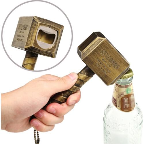 Hammer Of Thor Beer Bottle Opener Multifunction Long Handle Soda Glass Caps Remover Tools For Kitchen Bar Fashion Gifts