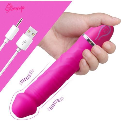 Realistic Dildo Vibrator Big Penis Dick Vibrating Vagina Massager Female Masturbator Clitoris Stimulator Adult Sex Toy for Women