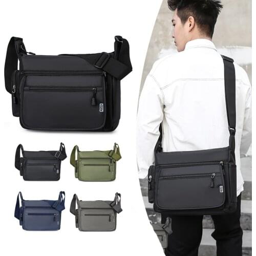 Men Messenger Bags Casual Multifunction Nylon Travel Bags Waterproof Style Shoulder Fashion Military Crossbody Bags For Pad