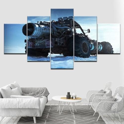 The cool tank 5 Piece HD Wallpapers Art Canvas Print modern Poster Modular art painting for living room Home Decor