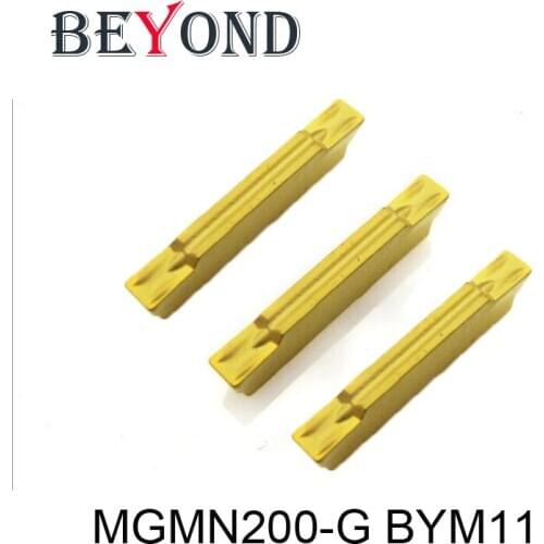 BEYOND MGMN200-G BYM11 Changeable Carbide blade Grooving lathe turning Holder MGEHR MGIVR MGEHR1212-2 MGIVR2016-2 CNC boring bar