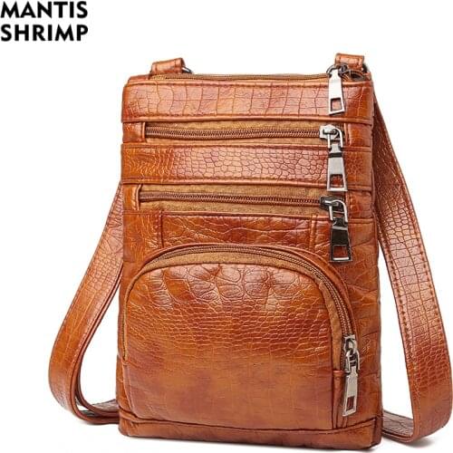 Women Bags Pu Leather Shoulder Bags Designer Multi-pocket Bags for Girls Fashion Messenger Bags Classic Crossbody Bags Mini Bags