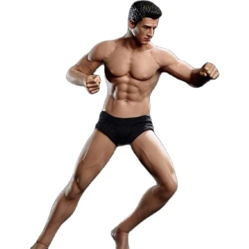 1/12 TBLeague PH2019 TM01A/02A Male Suntan Skin Seamless Muscle Body Figure with head 16.3cm