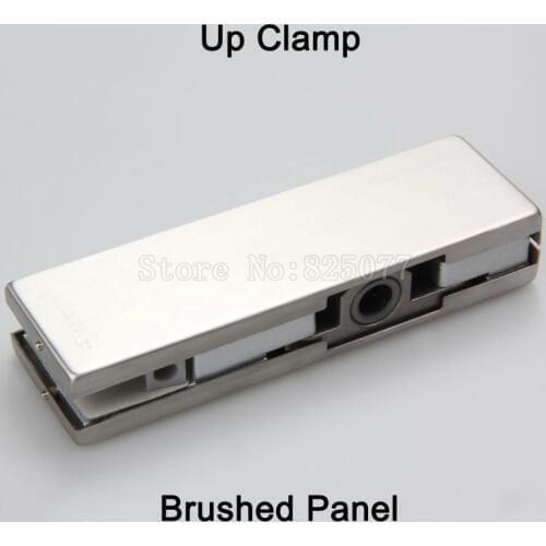 1PCS Frameless glass door up clamp floor spring door accessories up door clip glass door hardware accessories JF1376