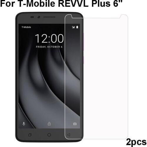 2PCS T-Mobile REVVL Plus Tempered Glass 9H High Quality Protective Film Explosion-proof Screen Protector For T-Mobile REVVL Plus